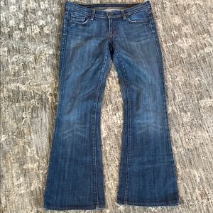 Citizens of Humanity Classic Blue Women's Jeans - size 28 - low waist flare